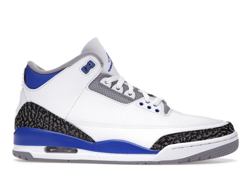 Air Jordan 3 Retro Racer Blue - White/Black-Cement Grey-Racer Blue - CT8532-145 - 01