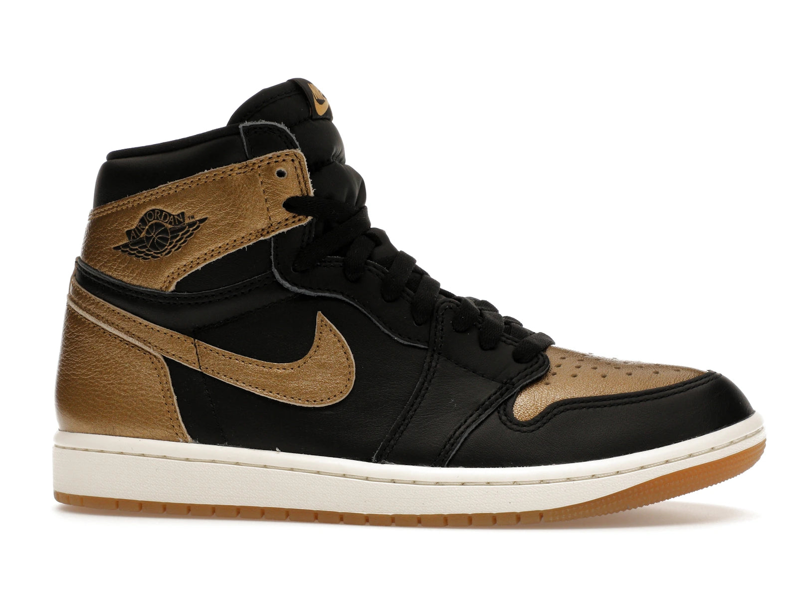 Air Jordan 1 Retro High OG Black Metallic Gold - Black/Metallic Gold/Sail - DZ5485-071 - 01