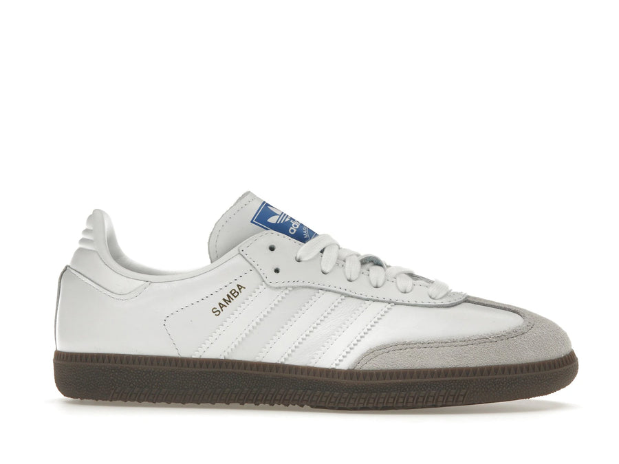 Adidas Samba Cloud White Blue Gum - Cloud White/Cloud White/Gum - IE3439 - 01