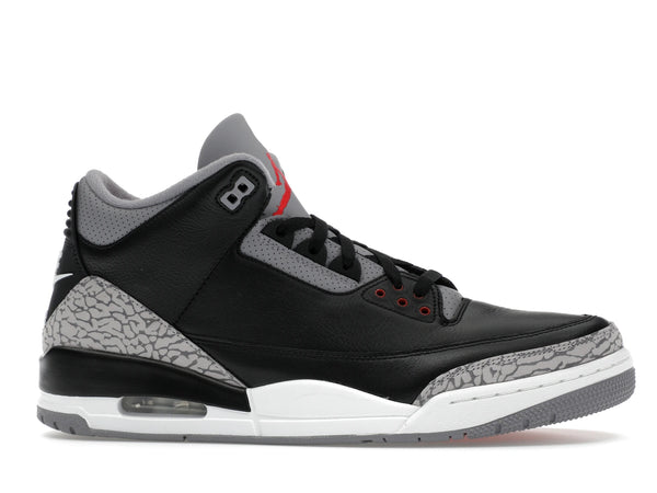 Air Jordan 3 Retro Black Cement (2024) - Black/Fire Red/Cement Grey/Sail - DN3707-010 - 01