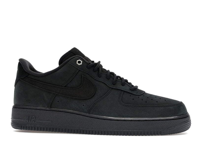 Nike Air Force 1 Low '07 WB Triple Black Nubuck - Black/Black - CJ9179-001 - 01