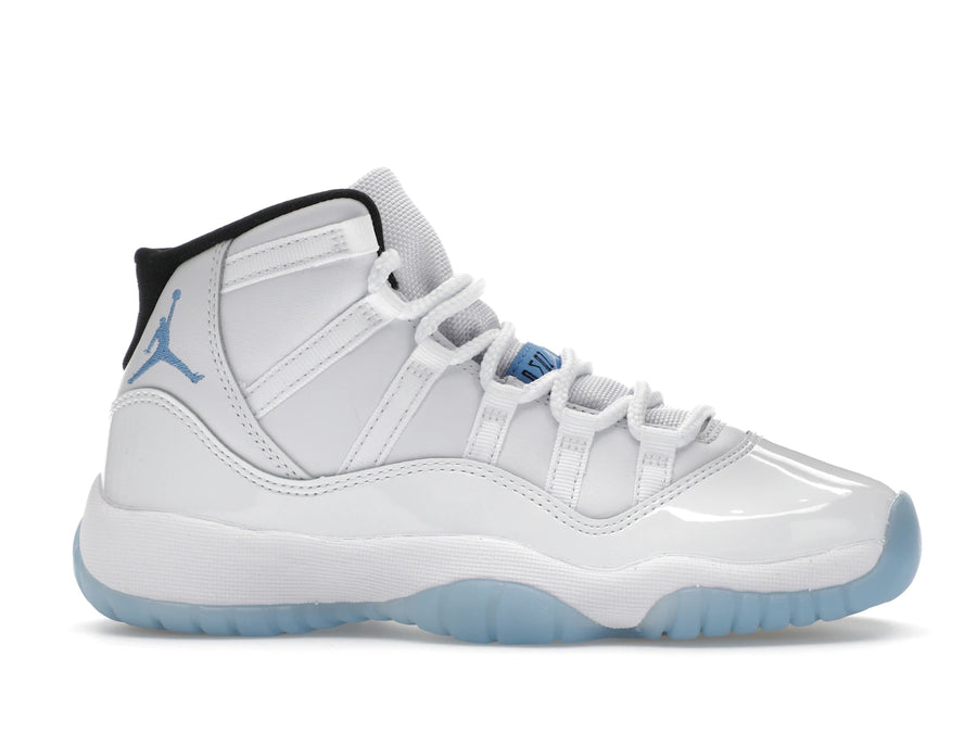 Air Jordan 11 Retro Legend Blue (2024) (GS) - White/Legend Blue/Black - 378038-104 - 01