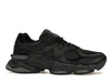 New Balance 9060 Triple Black Leather - U9060NRI - 01