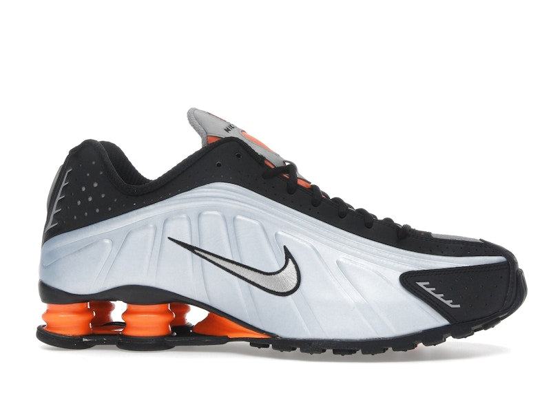 Nike Shox R4 Blue Tint Total Orange Black Metallic Silver (Women's) - Blue Tint/Total Orange/Black/Metallic Silver - AR3565-401 - 01