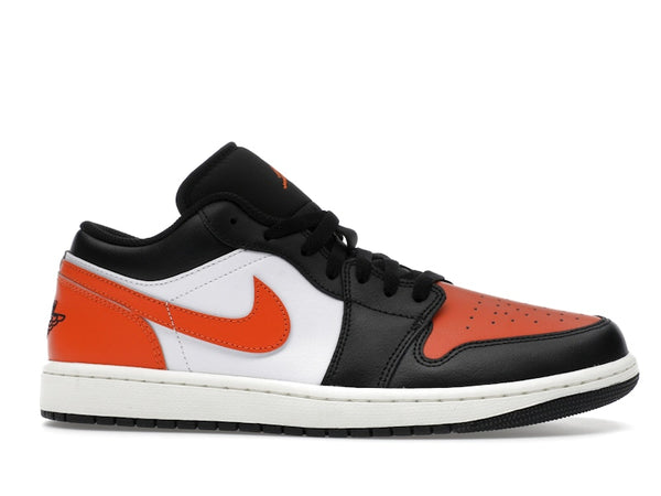 Air Jordan 1 Low Shattered Backboard Alternate - Black/Starfish/White/Sail - 553558-081 - 01