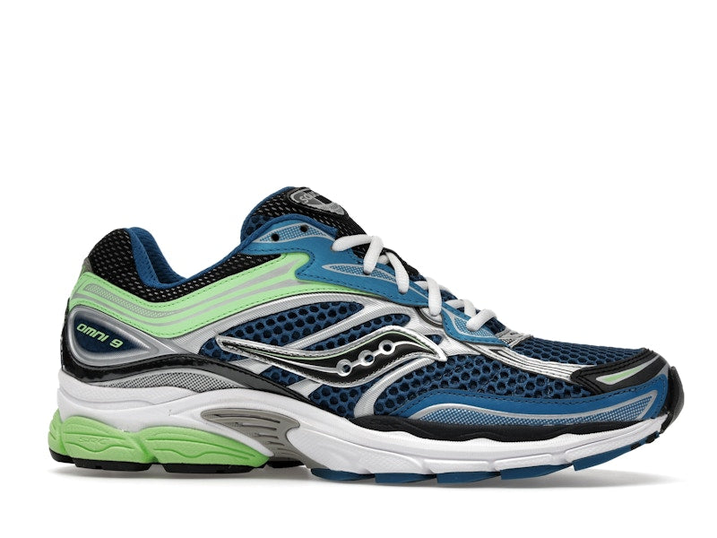 Saucony Progrid Omni 9 Blue Lime - Blue/Lime - S70739-29 - 01