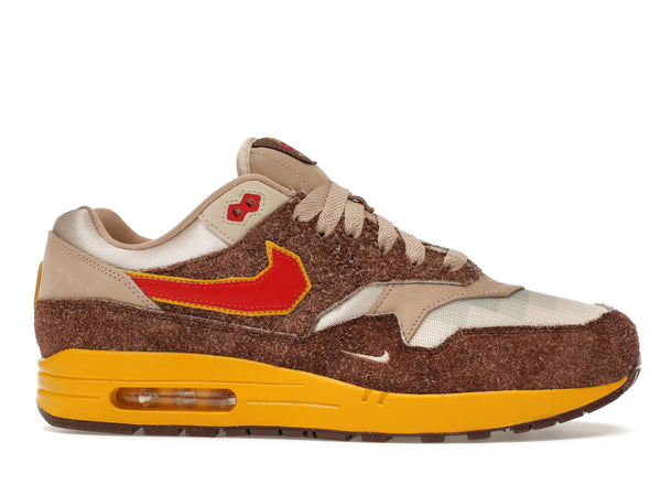 Nike Air Max 1 Swoosh Low Poly Big Head Origins - Light Chocolate/Hemp/Sand Drift/University Red - HV5776-200 - 01