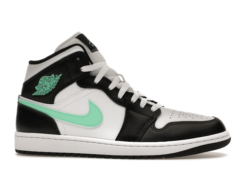 Air Jordan 1 Mid Green Glow - White/Black-Green Glow - DQ8426-103 - 01
