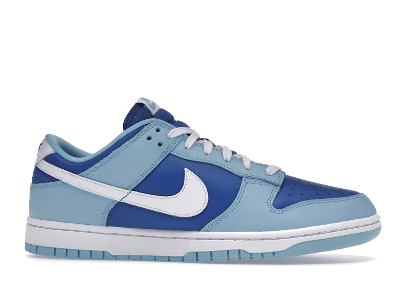 Nike Dunk Low Retro QS Flash White Argon Blue Flash - Flash/White-Argon Blue-Flash - DM0121-400 - 01