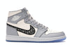 Air Jordan 1 Retro High Dior - Wolf Grey/Sail-Photon Dust-White - CN8607-002 - 01