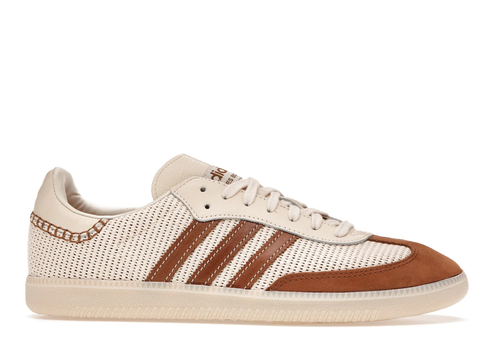 Adidas Samba Wales Bonner Cream White - Cream White/Brown/Cream White - FX7720 - 01