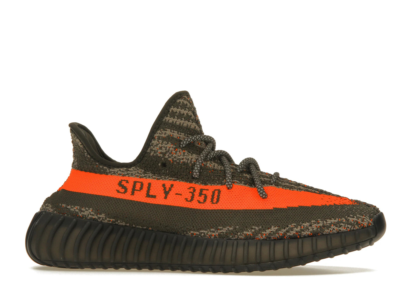 Adidas Yeezy 350 V2 Carbon Beluga - Carbon Beluga/Steeple Grey/Solar Red - HQ7045 - 01
