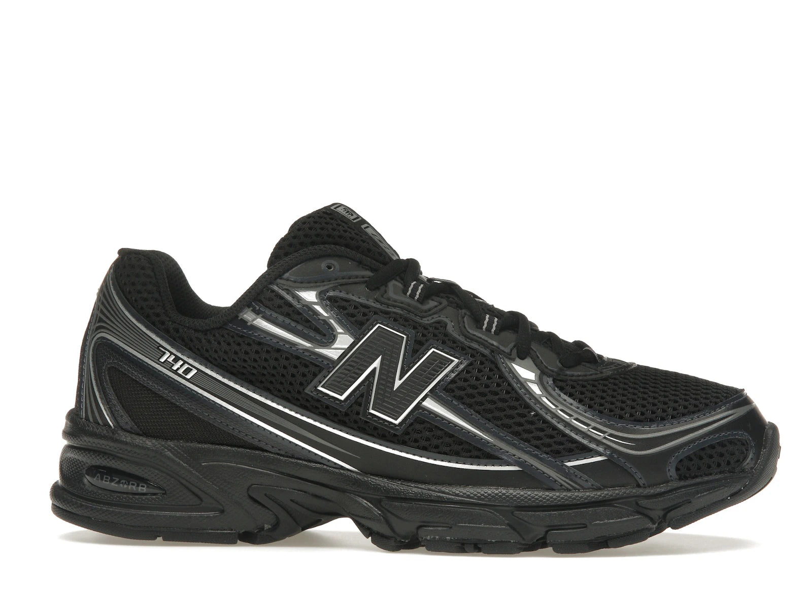 New Balance 740v2 Black Grey Silver - Black/Grey/Silver - U740BM2 - 01