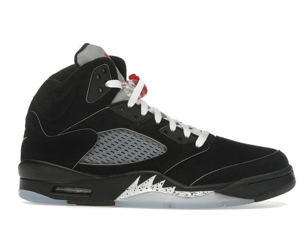 Air Jordan 5 Retro OG Black Metallic Reimagined - Black/White-Metallic Silver-Fire Red - HF3975-001 - 01