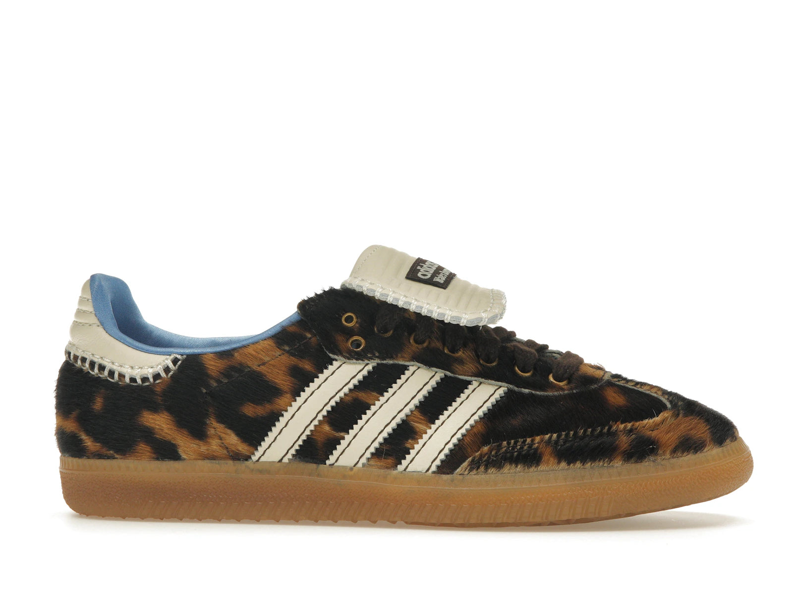 Adidas Samba Pony Wales Bonner Leopard - Dark Brown/Cream White - IE0578 - 01