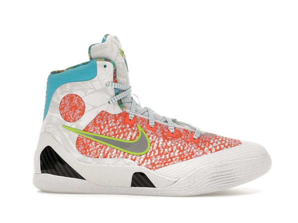 Nike Kobe 9 Elite Protro What The (2025) (GS) - White/Reflective Silver/Chlorine Blue/Black - HJ9446-100 - 01