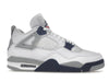 Air Jordan 4 Retro White Midnight Navy - White/Midnight Navy/Light Smoke Grey-Fire Red - DH6927-140 - 01