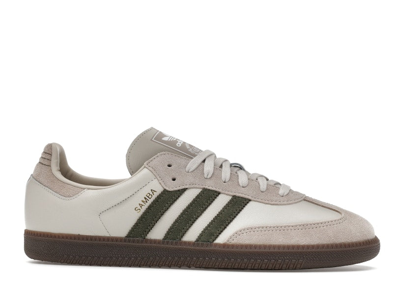 Adidas Samba OG Aluminum Dark Khaki - Aluminum/Medium Dark Khaki/Gum 5 - JR0893 - 01