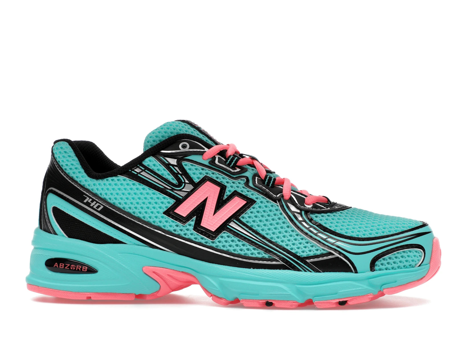 New Balance 740v2 Cyber Jade - Cyber Jade/Black/Pink - U740EG2 - 01