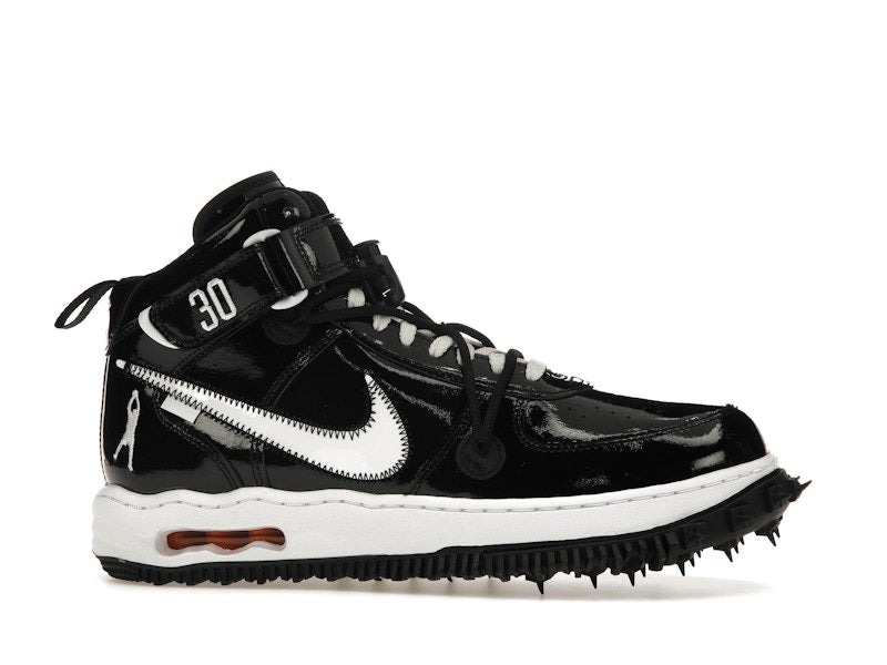 Nike Air Force 1 Mid Off White Sheed - Black/White-White - DR0500-001 - 01