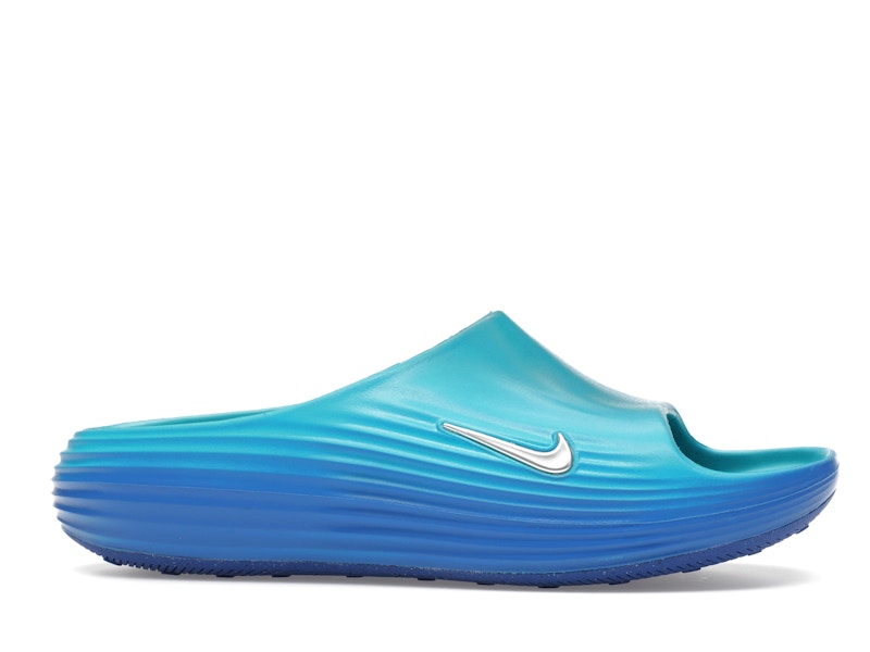 Nike ReactX Rejuven8 Slide Dusty Cactus Game Royal - Dusty Cactus/Metallic Silver/Game Royal - HV4479-300 - 01