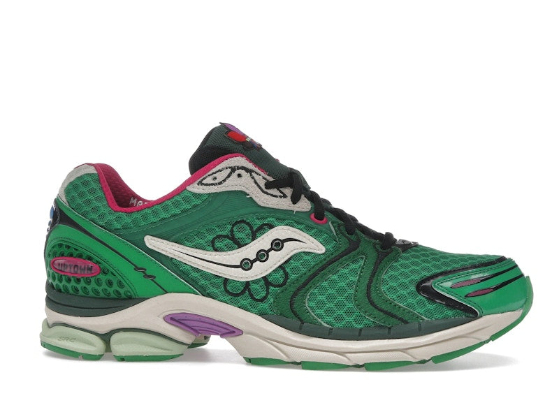 Saucony Progrid Triumph 4 Jae Tips Flowers Grow Uptown Sugar Maple - Green/Pink/Multi-Color - S70966-4 - 01
