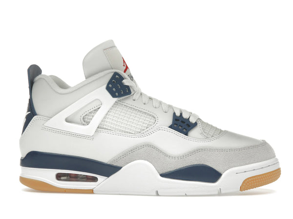 Air Jordan 4 Retro SB Navy - Summit White/White/Navy/Neutral Grey/Gum Yellow/Varsity Red - DR5415-100 - 01