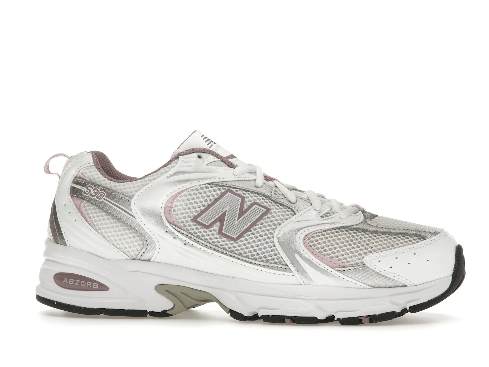 New Balance 530 Ice Wine - White/Silver Metallic/Ice Wine - MR530SGC - 01