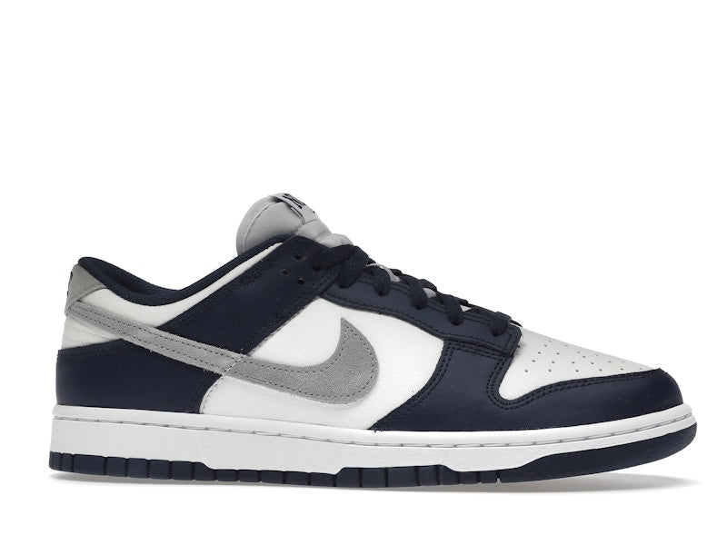 Nike Dunk Low Summit White Midnight Navy - Midnight Navy/Light Smoke Grey-Summit White - FD9749-400 - 01