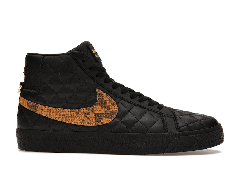 Nike SB Blazer Mid QS Supreme Black - Black/Black - DV5078-001 - 01