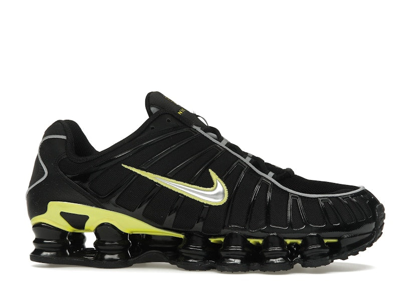 Nike Shox Tl Black Dynamic Yellow Metallic Silver - Black/Dynamic Yellow-Metallic Silver - CN0151-002 - 01