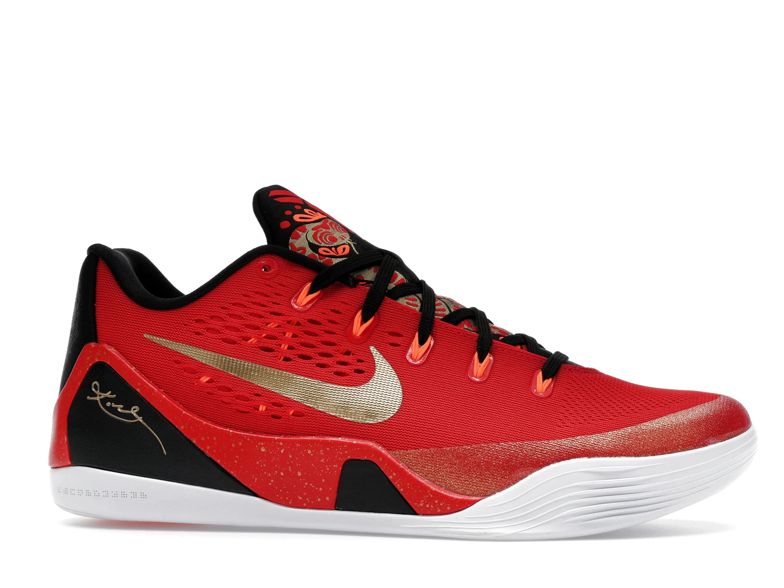 Nike Kobe 9 Em Low Protro China - University Red/Metallic Gold/Black - IH1400-600 - 01