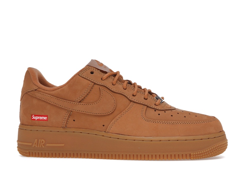 Nike Air Force 1 Low Supreme Flax - Flax/Flax-Gum Light Brown - DN1555-200 - 01
