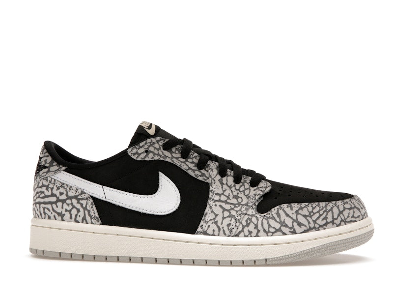 Air Jordan 1 Retro Low OG Black Cement - Black/Muslin/Tech Grey/White/Sail - CZ0790-001 - 01