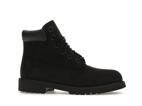 Timberland 6 Inch Premium Boot Black (GS) - Black Nubuck - TB012907-001 - 01