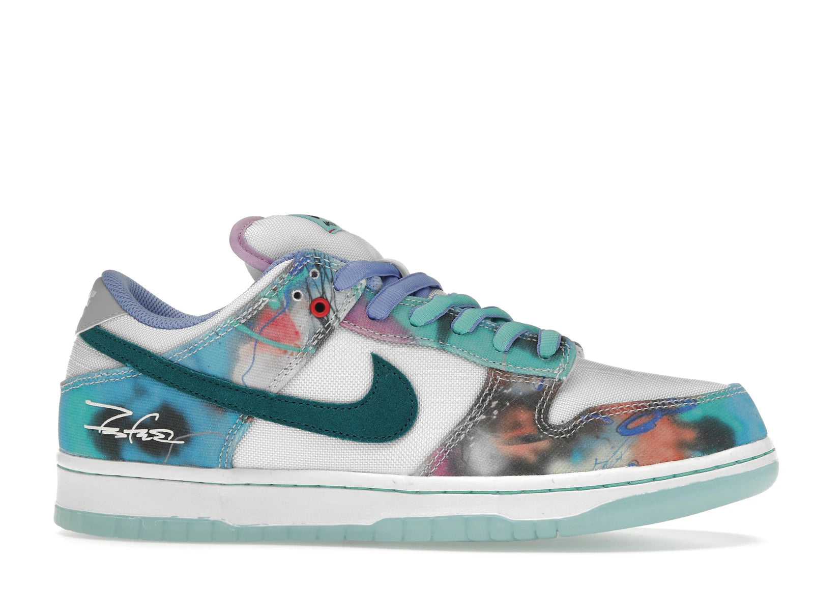 Nike SB Dunk Low Futura Laboratories Bleached Aqua - Bleached Aqua/Geode Teal/White - HF6061-400 - 01