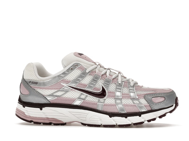 Nike P-6000 Silver Burgundy Plum Chalk (Women's) - Summit White/Metallic Silver/Burgundy Crush/Plum Chalk - IM6026-121 - 01