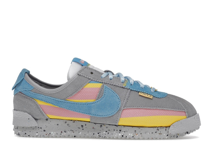 Nike Cortez Union Grey Blue - Grey/Blue/Pink/Yellow - DR1413-002 - 01