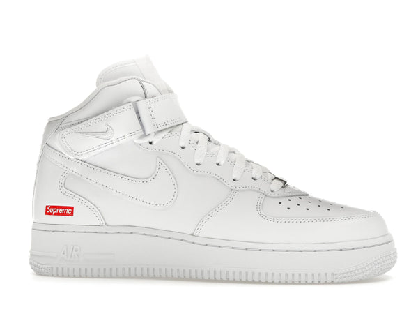 Nike Air Force 1 Mid Supreme White - White/White-White - FZ8784-100 - 01
