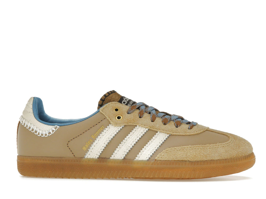Adidas Samba Nylon Wales Bonner Desert White - Desert White/Wonder White/Ash Blue - IH3261 - 01