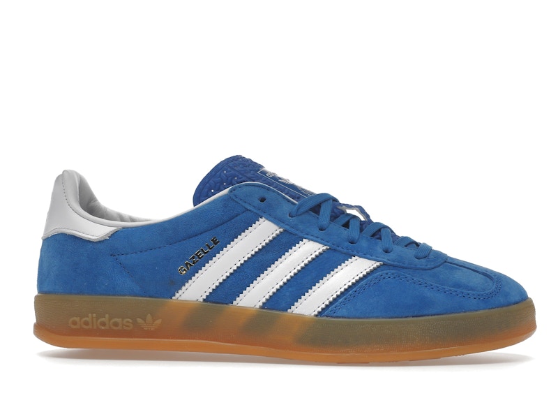 adidas Gazelle Indoor Blue Bird Gum - Blue Bird / Cloud White / Blue Bird - H06260 - 01