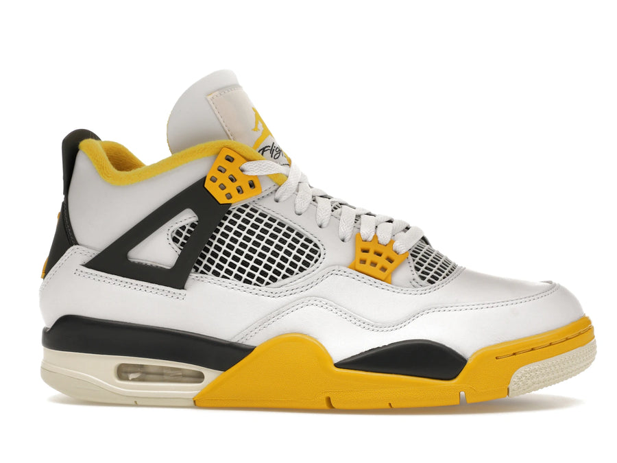 Air Jordan 4 Retro Vivid Sulfur - White/Coconut Milk/Vivid Sulfur/Anthracite - AQ9129-101 - 01
