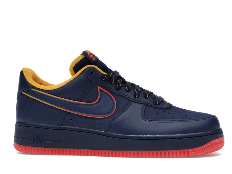 Nike Air Force 1 Low Retro Lettering - Navy/Red/Gold - HV5752-410 - 01