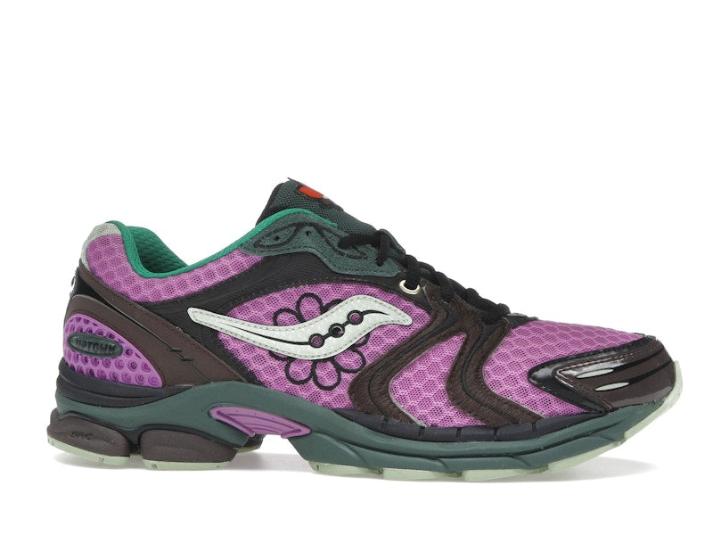 Saucony Progrid Triumph 4 Jae Tips Flowers Grow Uptown Perilla - Purple/Brown/Green/Multi-Color - S70966-3 - 01