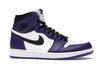 Air Jordan 1 Retro High Court Purple White - Court Purple/White-Black - 555088-500 - 01