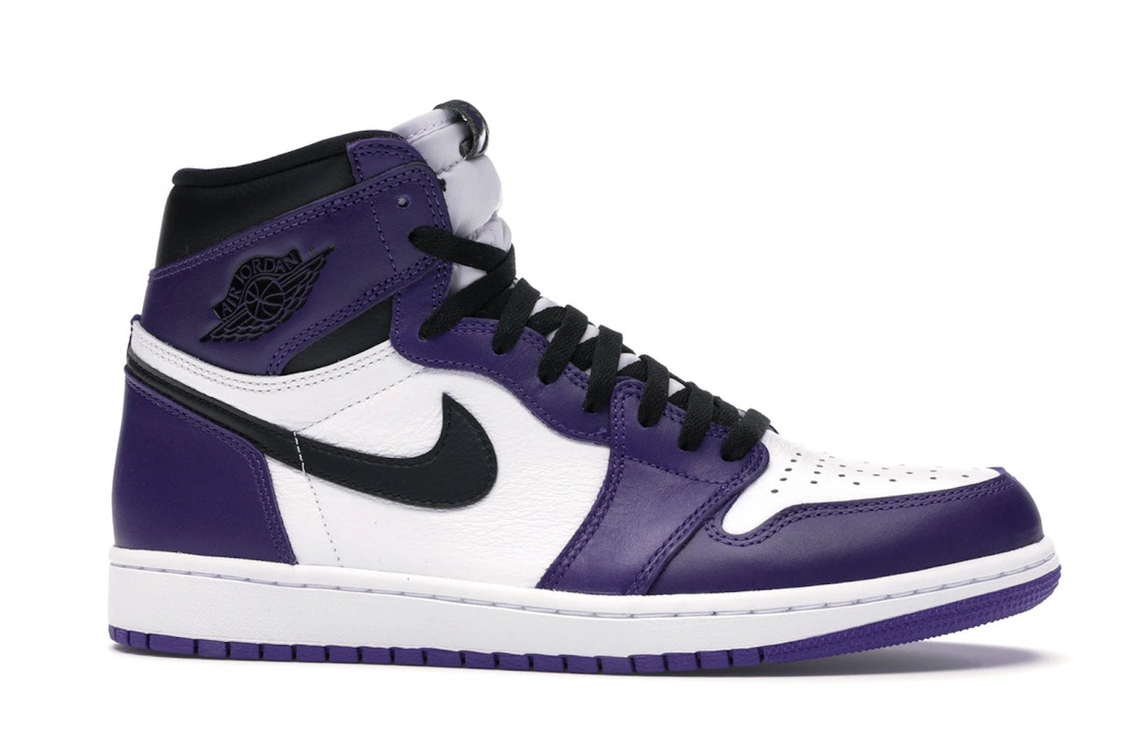 Air Jordan 1 Retro High Court Purple White - Court Purple/White-Black - 555088-500 - 01