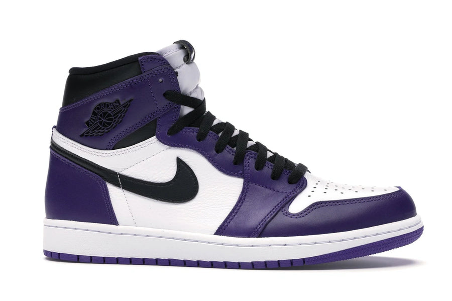 Air Jordan 1 Retro High Court Purple White - Court Purple/White-Black - 555088-500 - 01