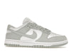 Nike Dunk Low Light Silver Corduroy (Women's) - White/Light Silver - FN7658-100 - 01