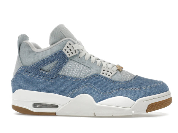 Air Jordan 4 Retro Tex Denim Worn Blue - Sail/Gum Light Brown-Worn Blue-Sail-Metallic Gold - IB6716-100 - 01