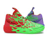 Puma Lamelo Ball Mb04 Teenage Mutant Ninja Turtles Raphael And Donatello - Fluro Green Pes/PUMA Red/Dark Amethyst - 312055-01 - 01